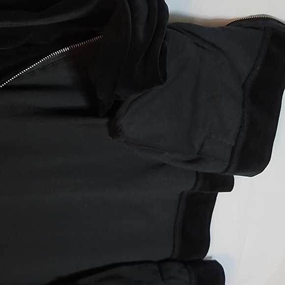 Jones NY Sports Jacket Black Velvet Womens Size XL Fall Wear - Picture 4 of 10